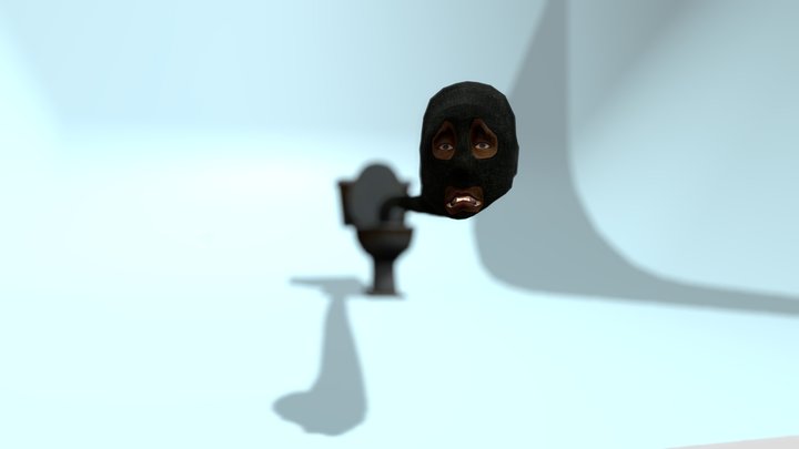 skibidi toilet (toilet mask man) 3D Model