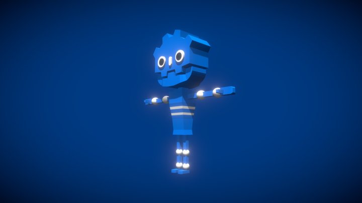 Godot Bot 3D Model