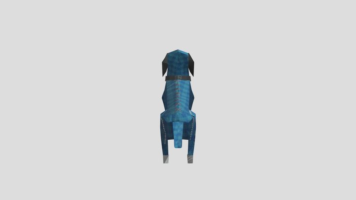 Stuffed Dog 3D Model