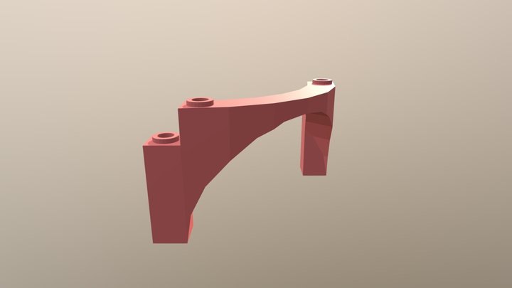 Arco esquina curva abierto 4x6x6 3D Model