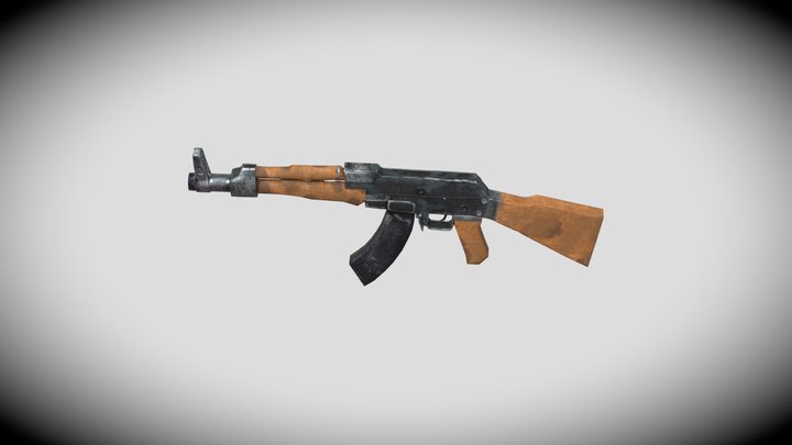 AK-47 3D model 3D Model
