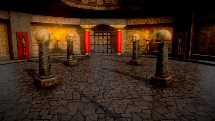 Chinese hallway scene – Modelo 3D gratuito STL