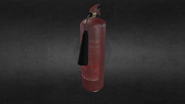 Fire Extinguisher (Огнетушитель) 3D Model
