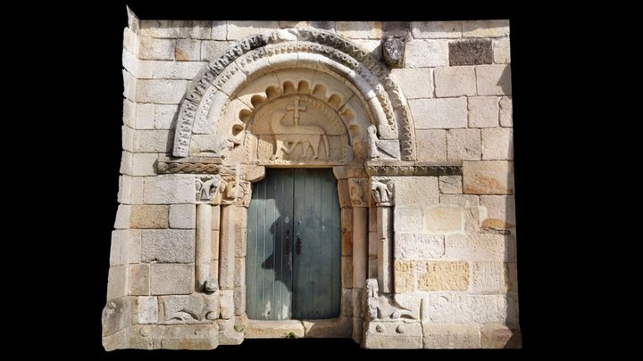Igreja de São Pedro de Rates - Portal Sul 3D Model