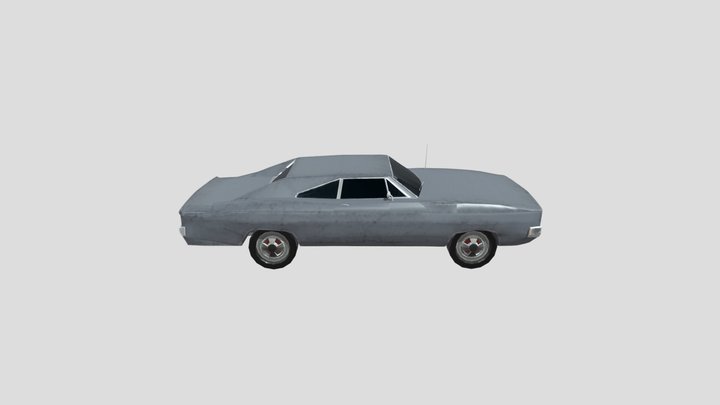 Dodge Charger RT 1969 3D Model