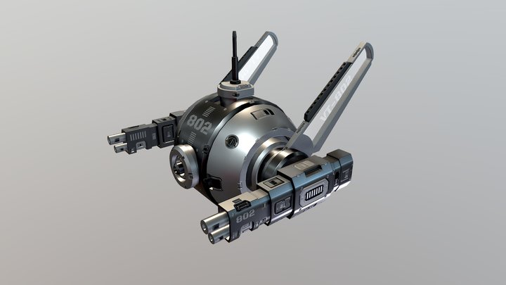 Dron VT-802 3D Model