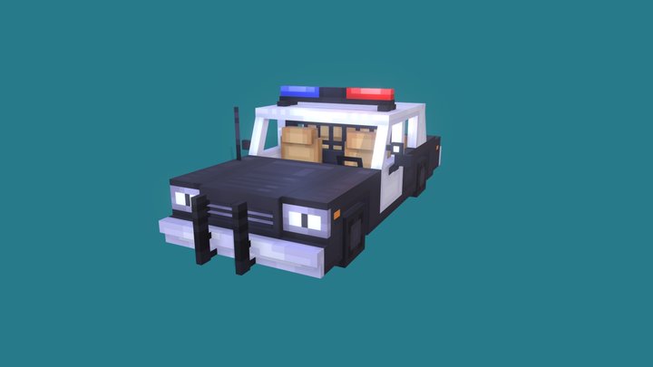 Police Car 3D Model