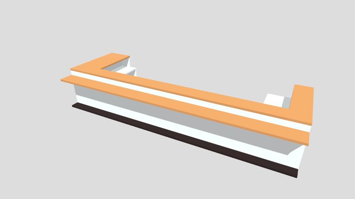 bar counter 3D Model