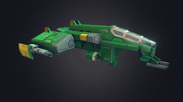 space_ship_hhII 3D Model