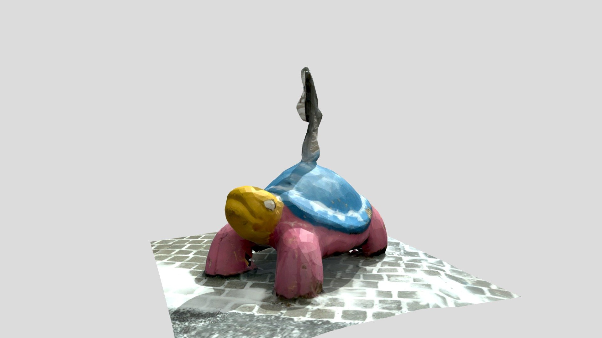 Streetart turtle