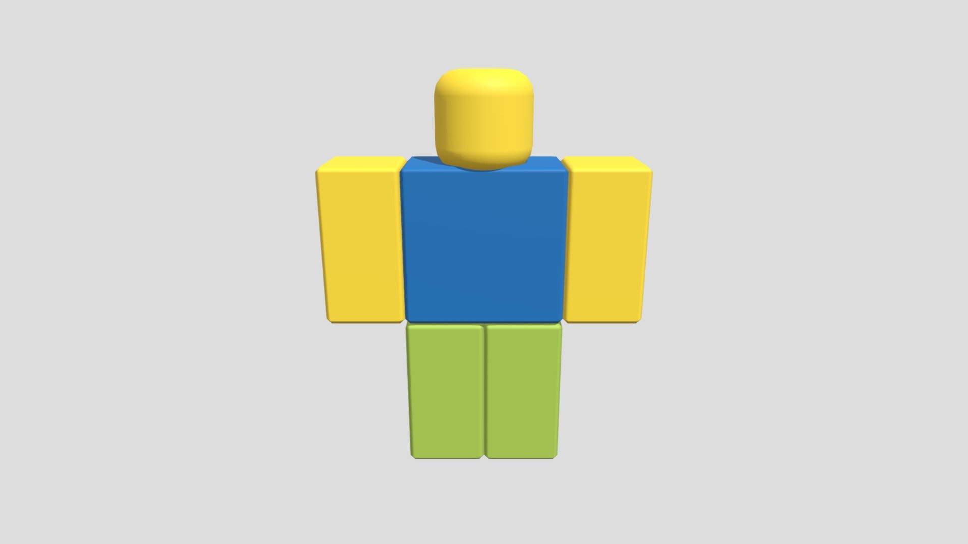 Classic Roblox skin - Download Free 3D model by