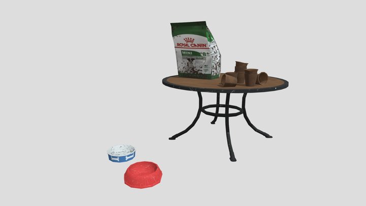 Grandma's House - 3 Simple Props 3D Model
