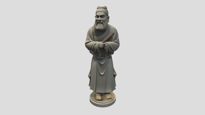 stone+statue+3d+model (1) 3D Model