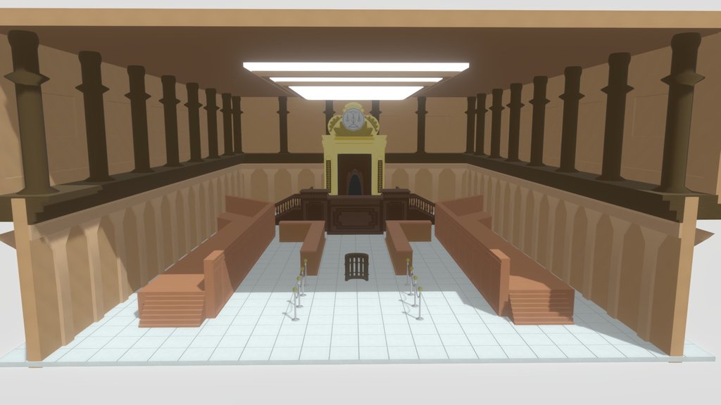 Rec Room - Ace Attorney court recreation