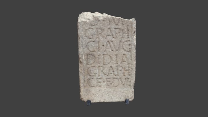 Inscripción romana liberta 3D Model