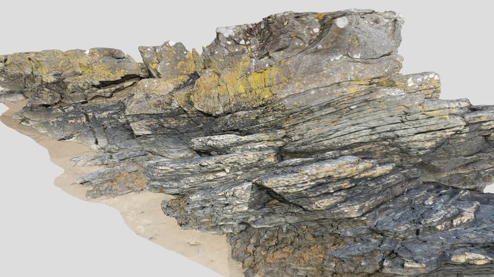 Soft Sediment Deformation @ Borth-y-Guest 3D Model