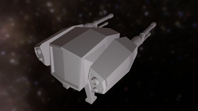 Heavy Gun 3D Model
