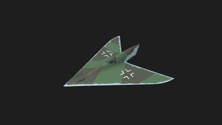 Horten Ho_XIIIb 3D Model