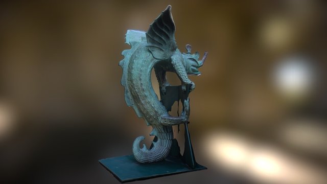 Dragon sculpture – Kostenloses 3D-Modell STL
