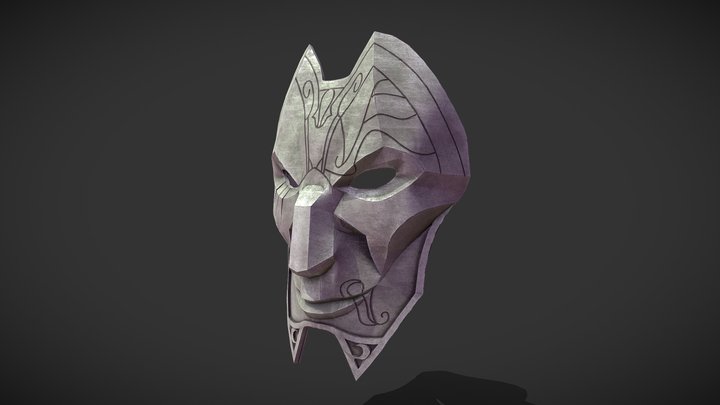 Jhin's Mask 3D Model