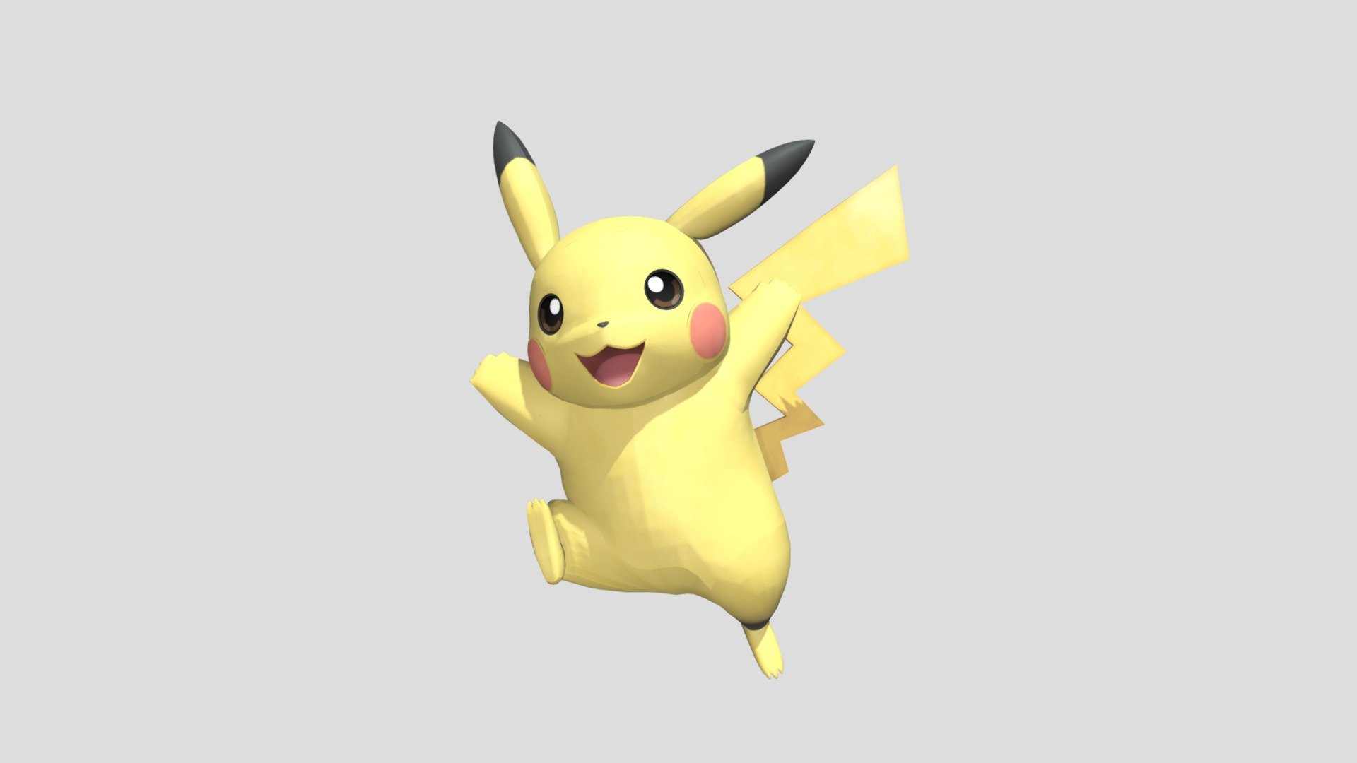 Introducir 92+ imagen pikachu modelo 3d