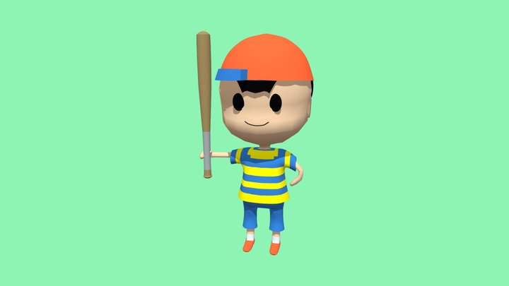 Ness Chibi 3D Model