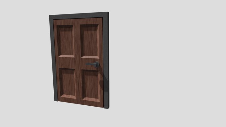 Door Animated 3D Model