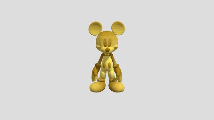 Straw Mickey v1 3D Model