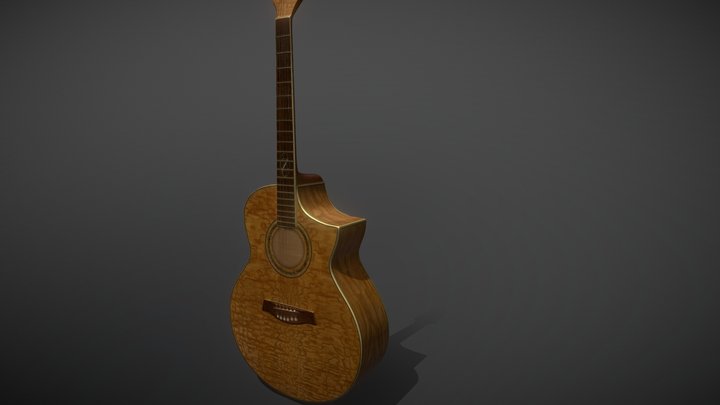 Guitar Ibanez ew20 3D Model