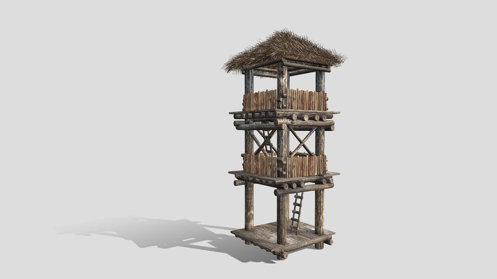 1700s Tower 3D Model