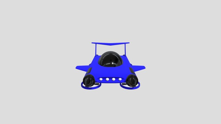 Hover car 3D Model