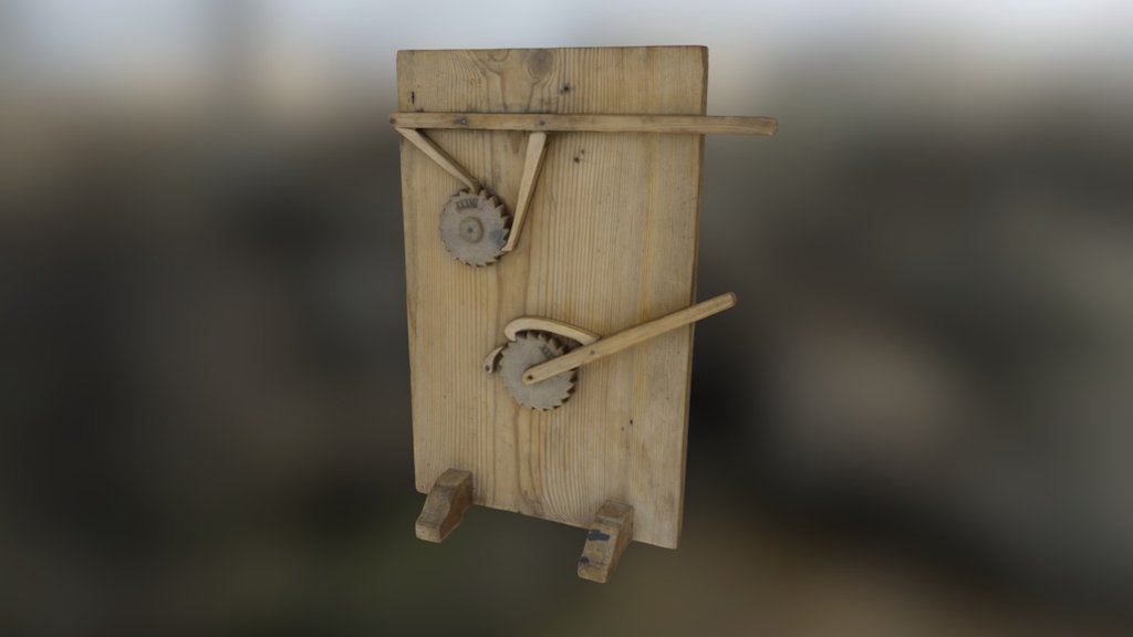 Christopher Polhem mechanical wooden modelTM1970