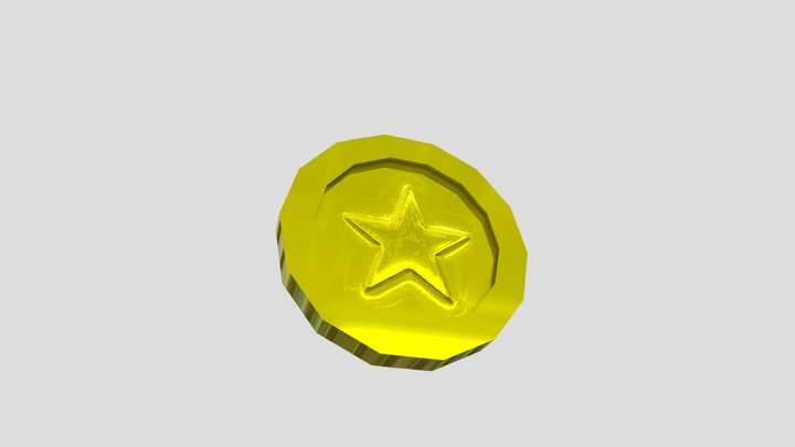 Bell (currency/coin) - animal crossing 3D Model