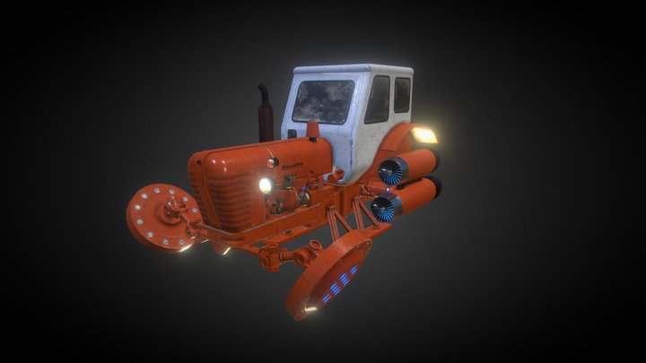 MTZ-50 3D Model