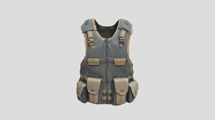 Military Vest. 3D Model