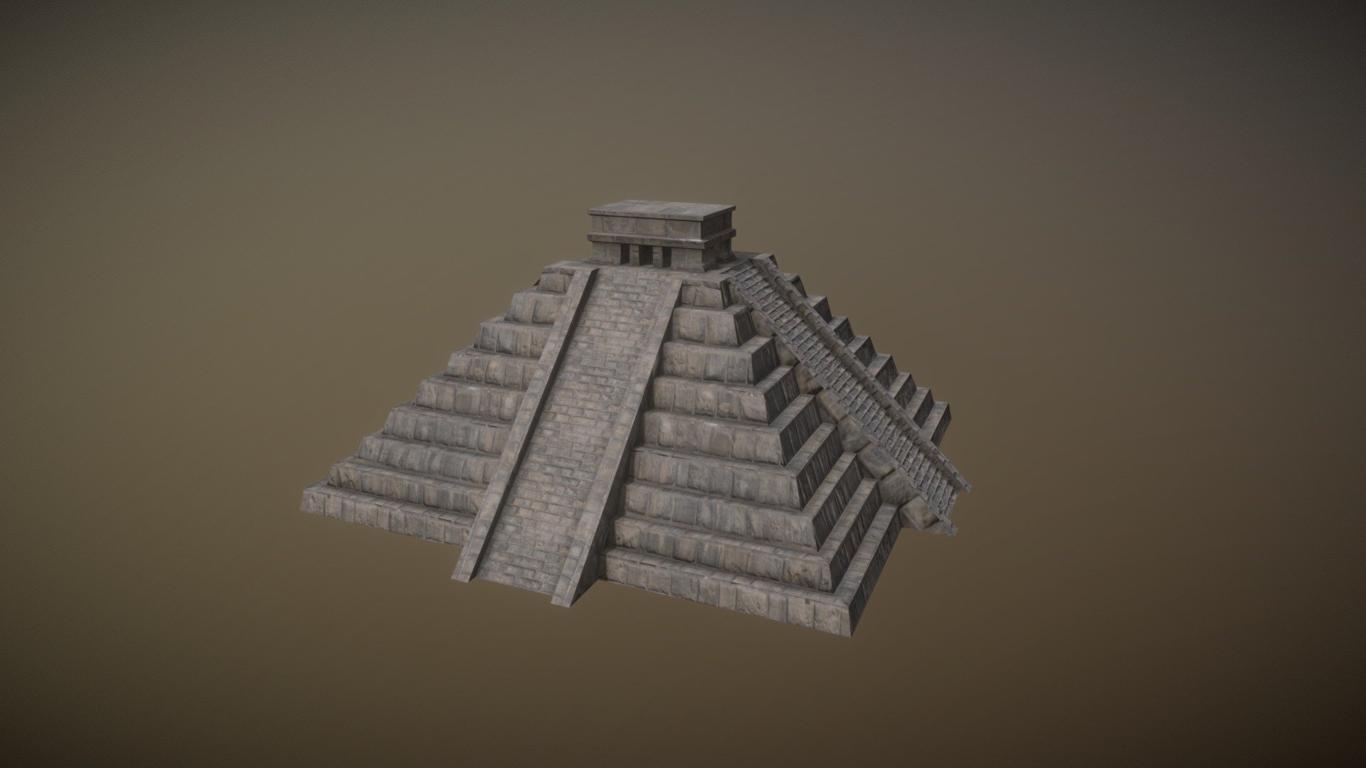 Chichen Itza - Low Poly - Buy Royalty Free 3D model by Machine Meza ...