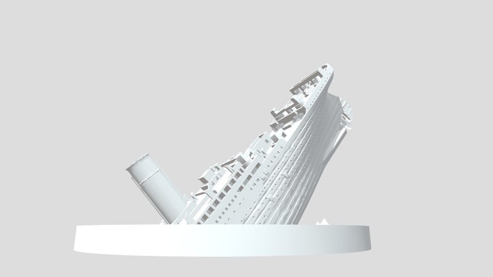 Sinking titanic NOT MINE. 3D Model