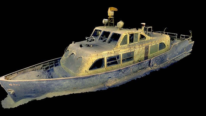 Vessel Seaquester Lake Champlain 3D Model