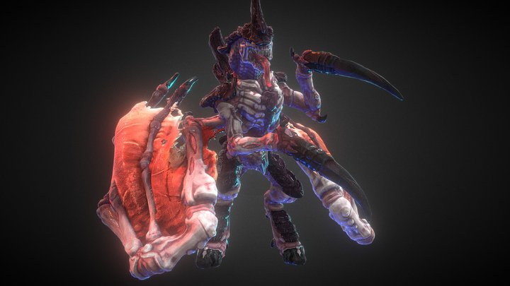 Tyranid Prime - Warhammer 40k 3D Model