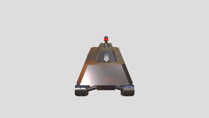 Double sided tank 3D Model