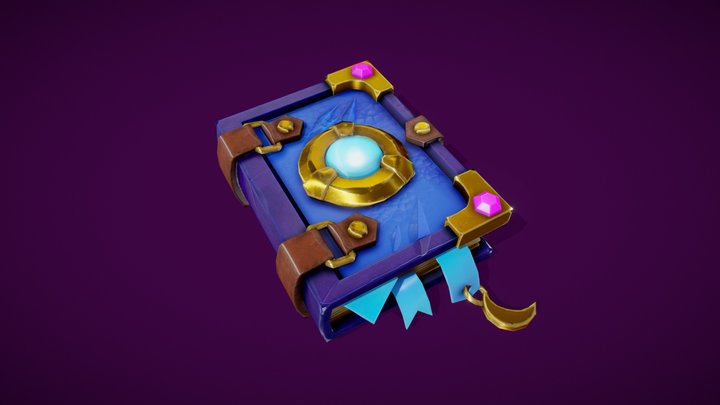 Magic Book Free Model 3D Model