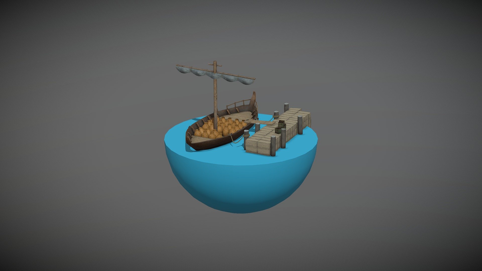 Etruscan diorama