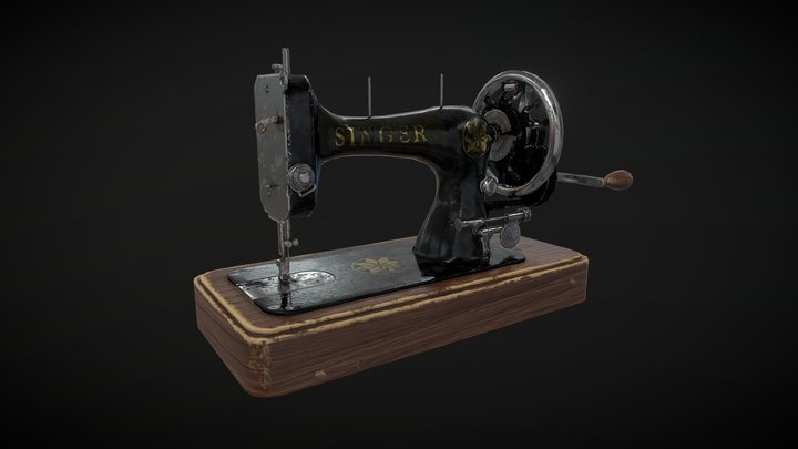 裁縫機 / Sewing machine 3D Model