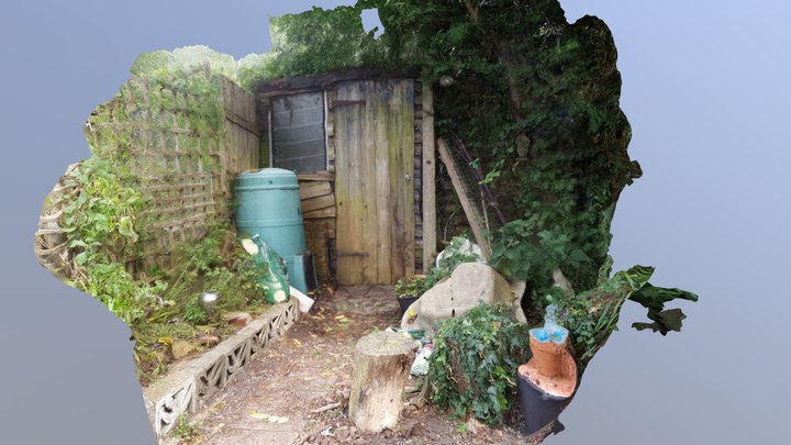 Garden Shed 3D Model