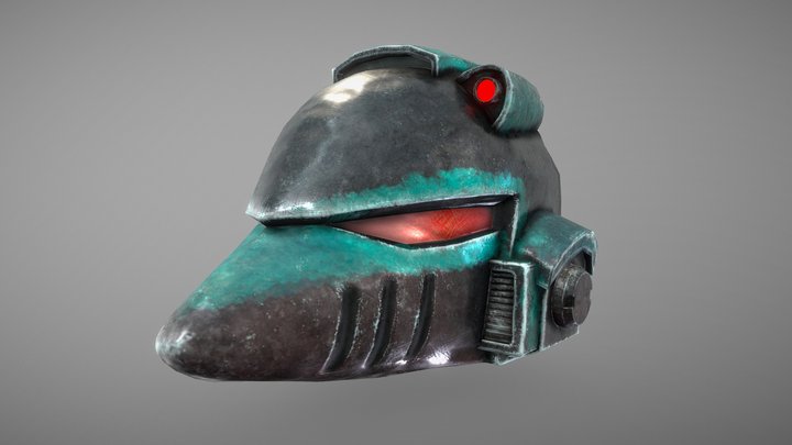 WH40k Space Marine Corvus Helmet 3D Model