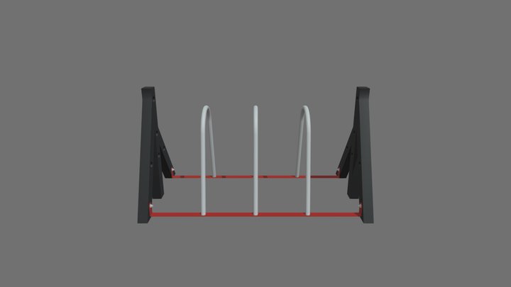 Colección Estación - Bicicletero 3D Model