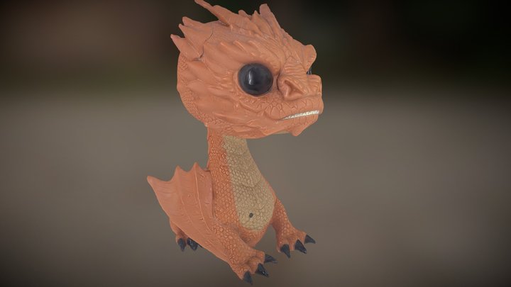 [3D-Scan] "Smaug" Funko Pop! Figure 3D Model