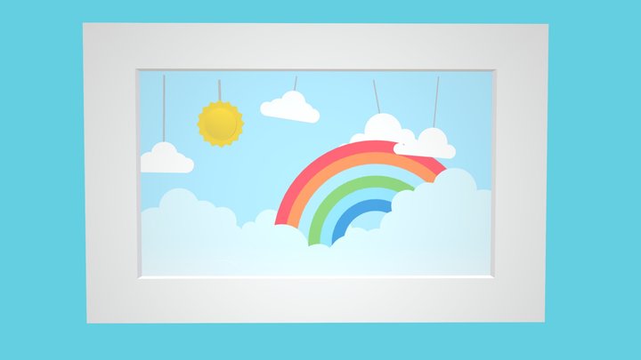 Pop up rainbow – Modelo 3D gratuito STL