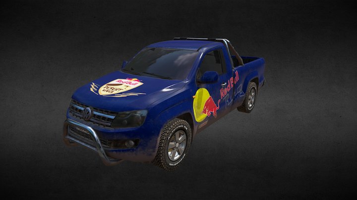 VW Amarok Dirty 3D Model