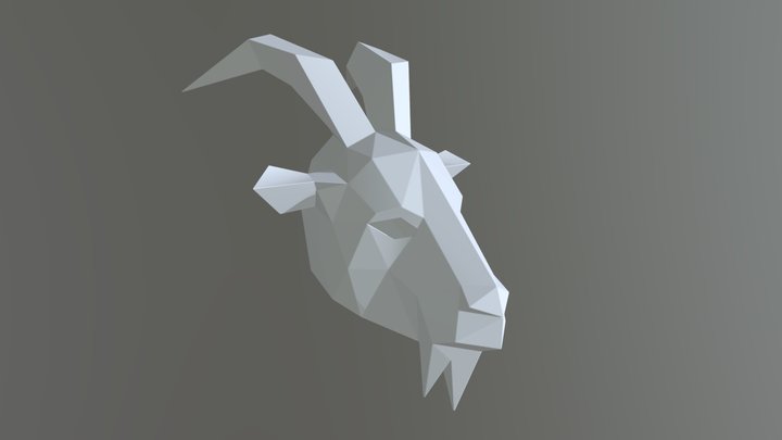 Goat mask 3D Model